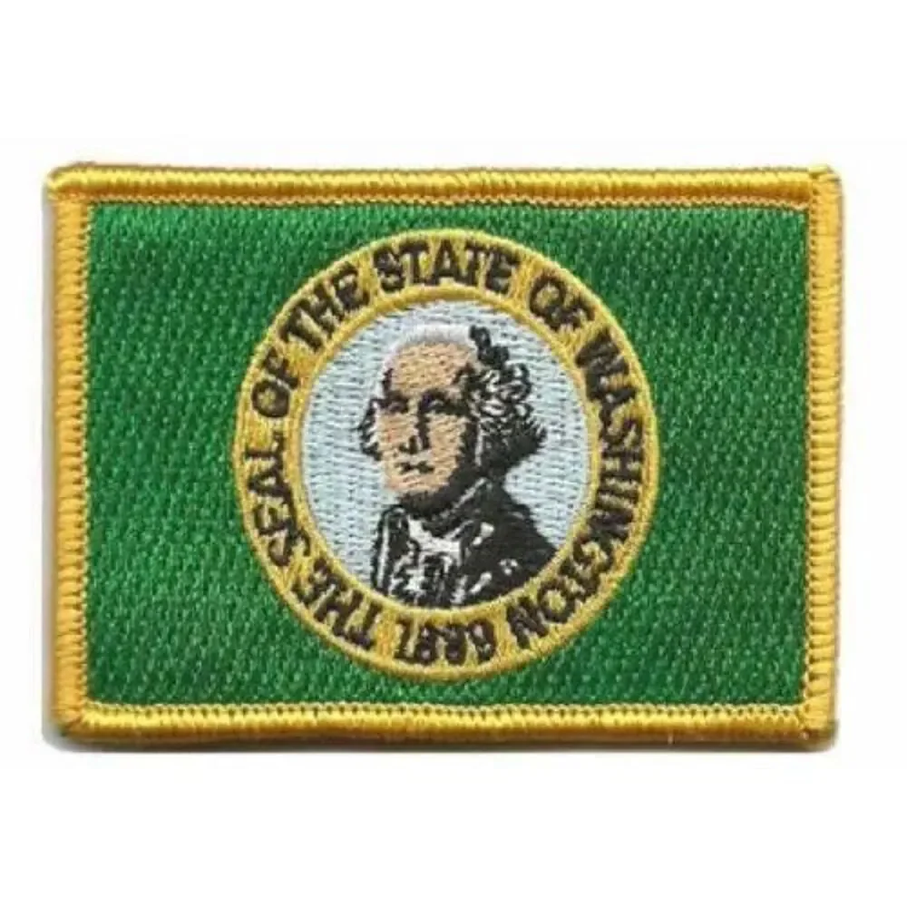 BuckUp Tactical Morale Patch Hook Washington Olympia State Patches 3x2